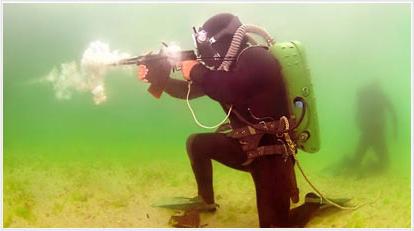 الأسلحة تحت الماء: إيجابيات وسلبيات